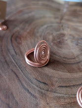 Carica l'immagine nel visualizzatore di Gallery, Copper Spiral Ring