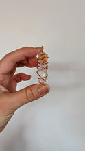 Carica l'immagine nel visualizzatore di Gallery, Crystal Quartz Copper Spiral Pendant